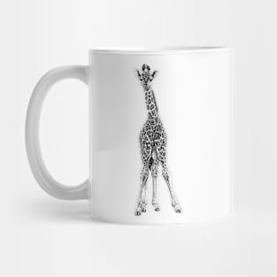 Baby giraffe - ink illustration Mug